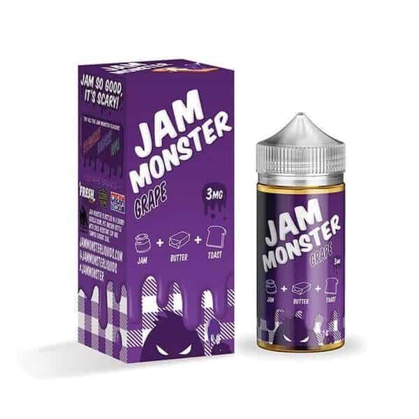 Jam Monster Toast Grape ขนมปังแยมกลิ่นองุ่น Free base60 ml