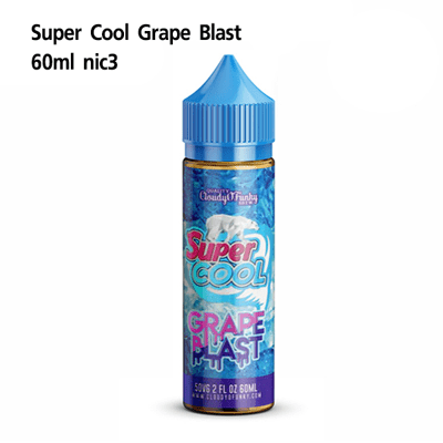 Supercool Grape Blast องุ่น Free base60ml